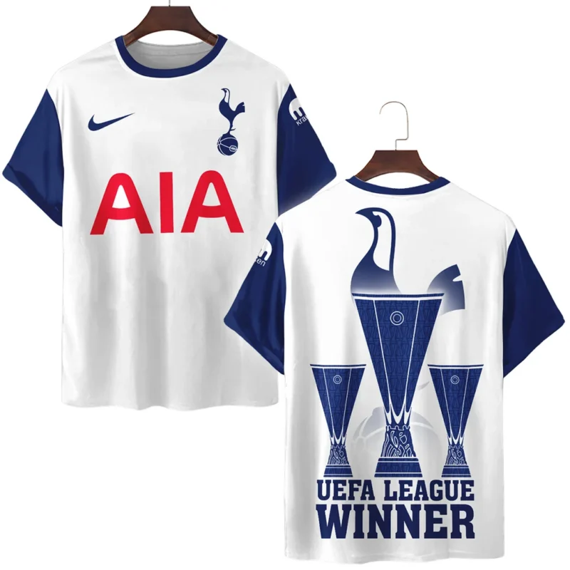Football Team T-Shirt UEFA League 2025 For Sport Fans HVN1018C2WIN052625