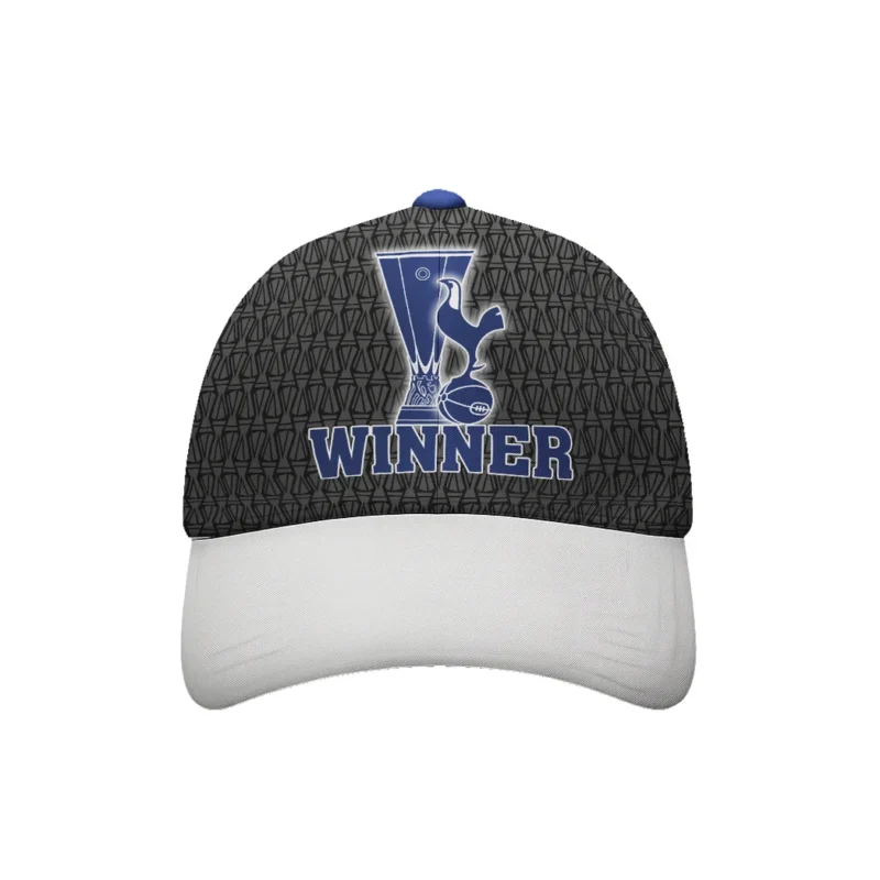 Football Team Classic Cap UEFA League 2025 For Sport Fans Black HVN1020BLACK052625CAP - Image 4