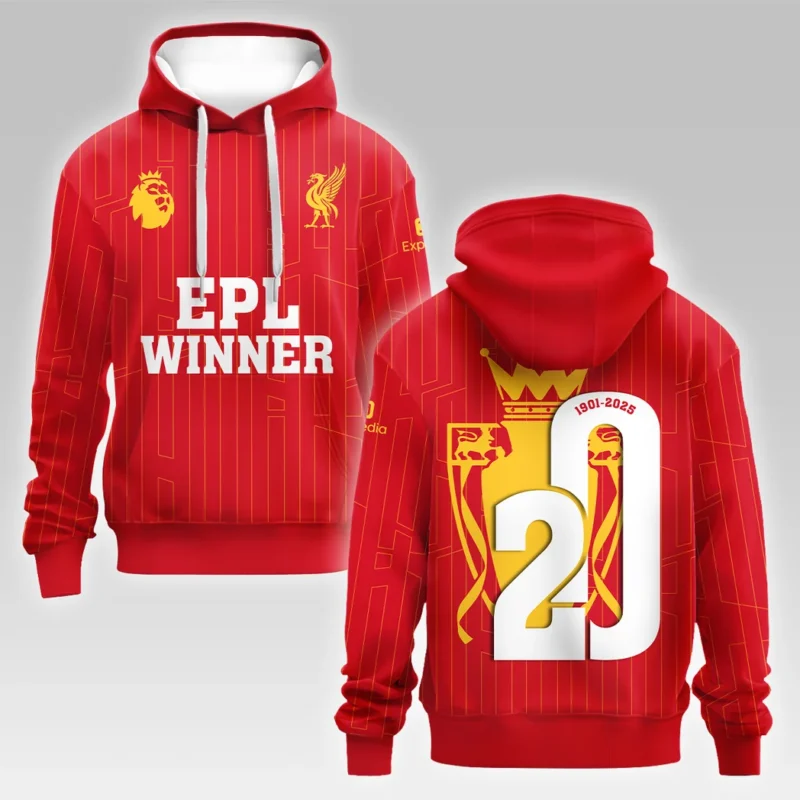 Football Hoodie Premier League 2025 For Fan Football HVN1023EPLCHAMP052725HOD