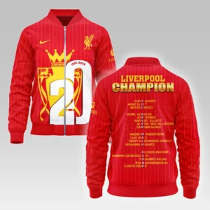 Football Bomber Jacket Premier League 2025 For Fan Football HVN1025CHMP052725BOB
