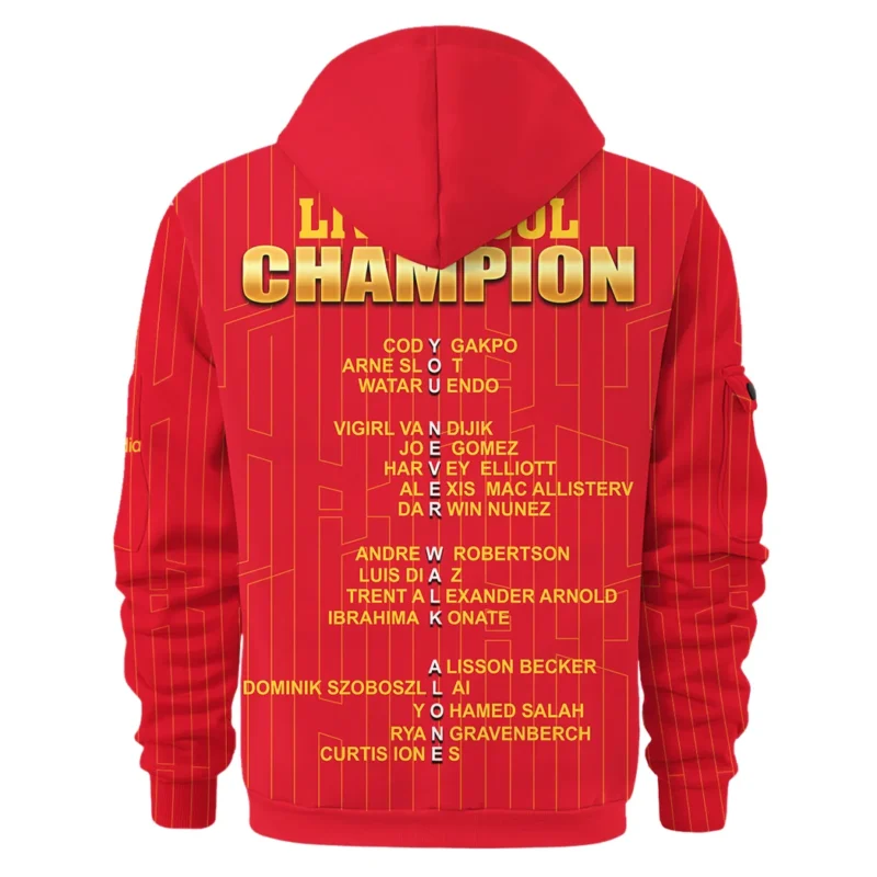 Football Hoodie Premier League 2025 For Fan Football HVN1025CHMP052725HODZ - Image 3