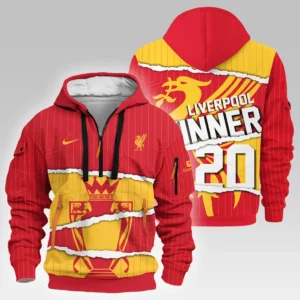 Football Hoodie Half Zipper Premier League 2025 For Fan Football HVN1025LVEPLCMP052725HODZ
