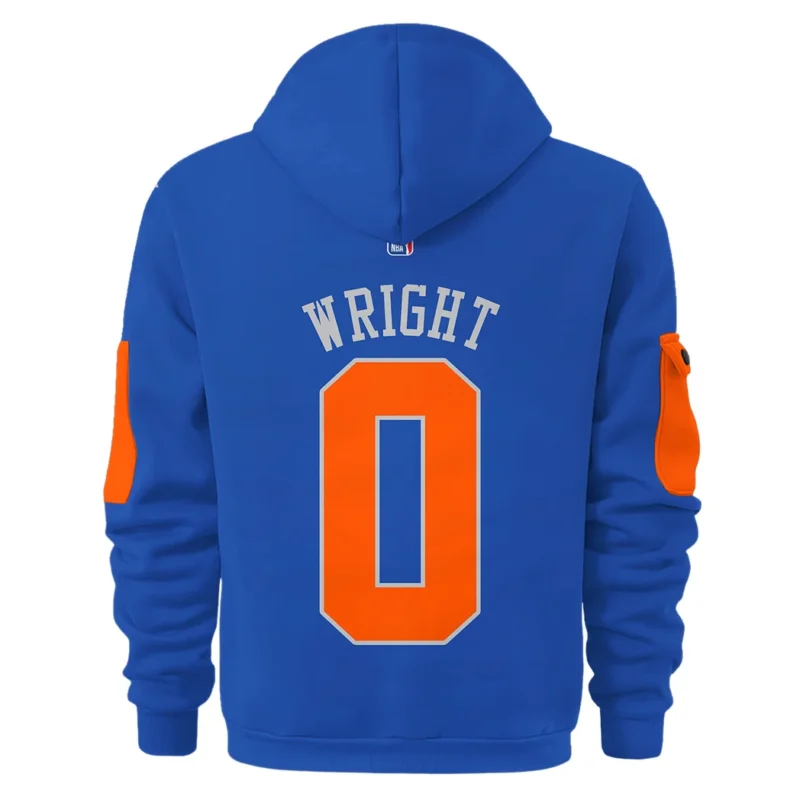 Delon Wright Basketball Hoodie Half Zipper NBA 2025 For Fan Delon Wright HVN1026NKDW052825HODZ - Image 3