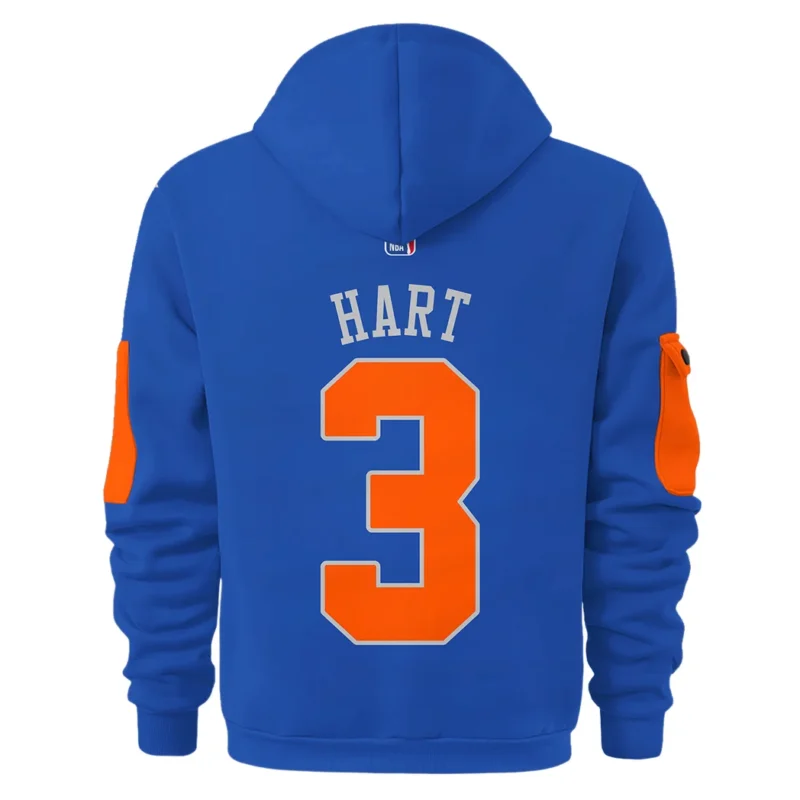 Josh Hart Basketball Hoodie Half Zipper NBA 2025 For Fan Josh Hart HVN1026NKJH052825HODZ - Image 3