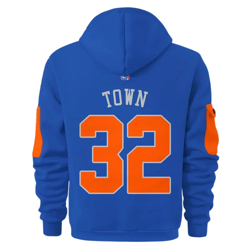 Karl-Anthony Towns Basketball Hoodie Half Zipper NBA 2025 For Fan Karl-Anthony Towns HVN1026NKKAT052825HODZ - Image 3