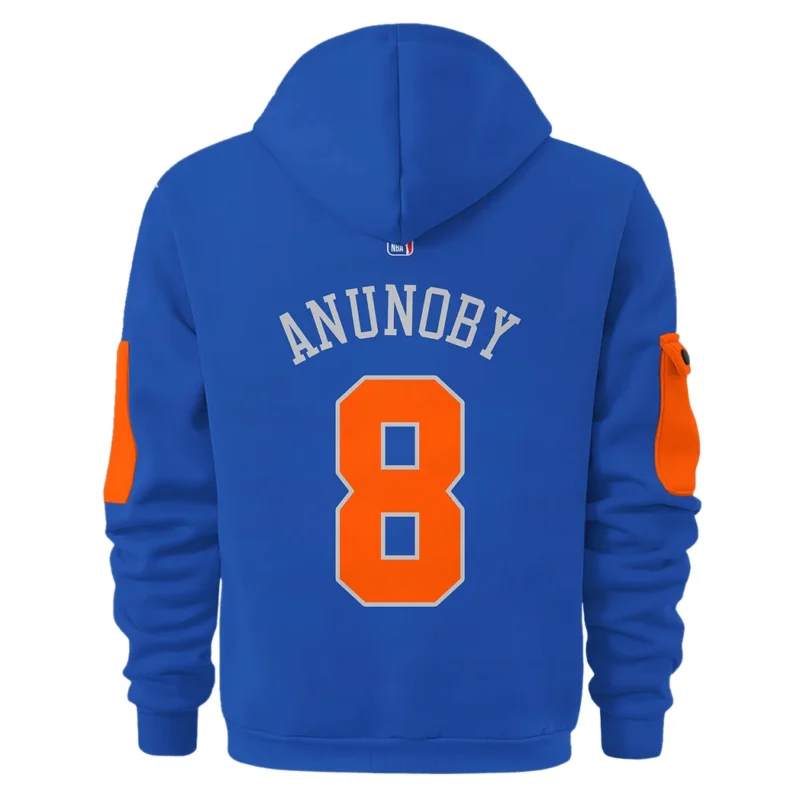 OG Anunoby Basketball Hoodie Half Zipper NBA 2025 For Fan OG Anunoby HVN1026NKOA052825HODZ - Image 3