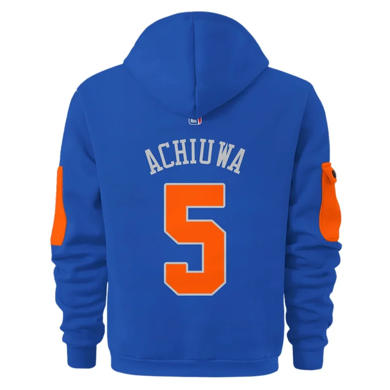 Precious Achiuwa Basketball Hoodie Half Zipper NBA 2025 For Fan Precious Achiuwa HVN1026NKPA052825HODZ - Image 3