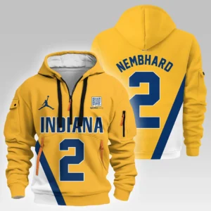 Andrew Nembhard Basketball Hoodie Half Zipper NBA 2025 For Fan Andrew Nembhard HVN1026PCAB052825HODZ