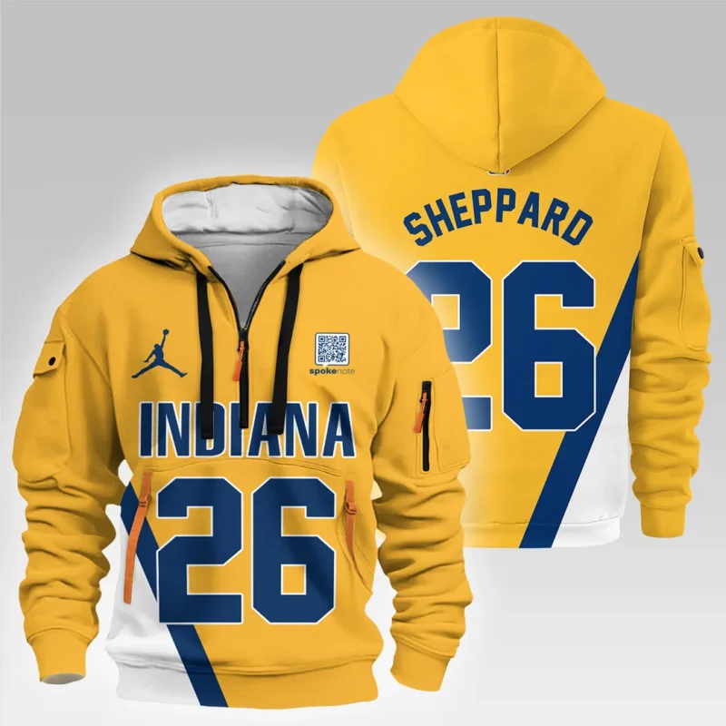 Ben Sheppard Basketball Hoodie Half Zipper NBA 2025 For Fan Ben Sheppard HVN1026PCBS052825HODZ