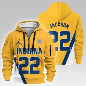 Isaiah Jackson Basketball Hoodie Half Zipper NBA 2025 For Fan Isaiah Jackson HVN1026PCIJ052825HODZ