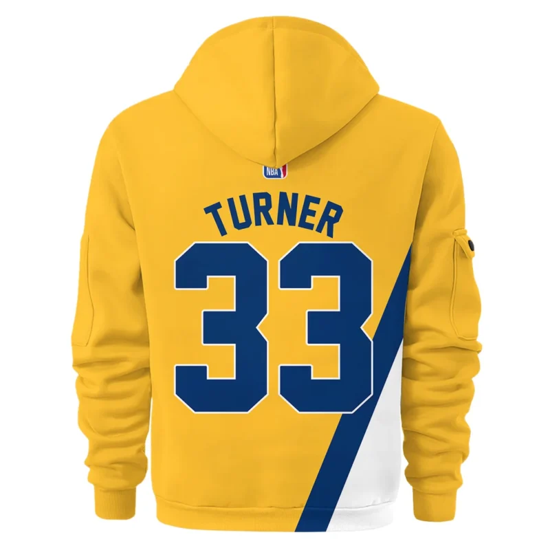 Myles Turner Basketball Hoodie Half Zipper NBA 2025 For Fan Myles Turner HVN1026PCMT052825HODZ - Image 3