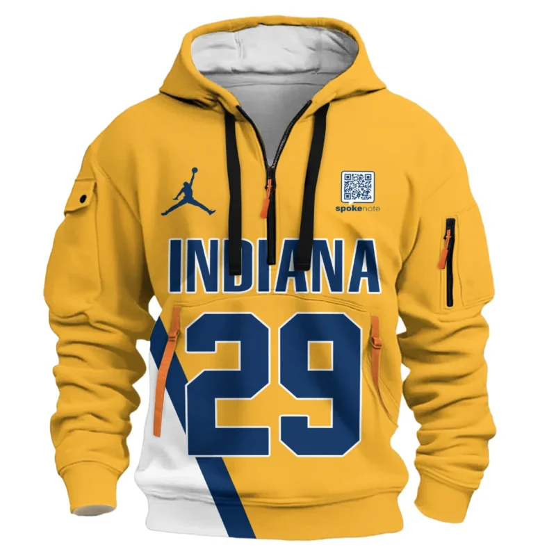 Quenton Jackson Basketball Hoodie Half Zipper NBA 2025 For Fan Quenton Jackson HVN1026PCQJ052825HODZ - Image 2