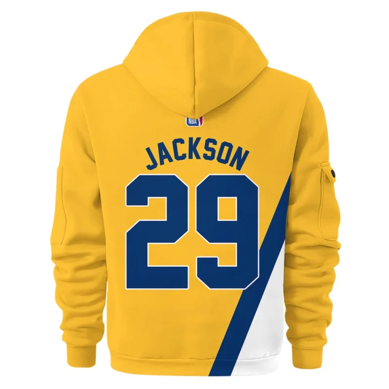 Quenton Jackson Basketball Hoodie Half Zipper NBA 2025 For Fan Quenton Jackson HVN1026PCQJ052825HODZ - Image 3