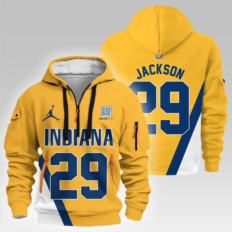 Quenton Jackson Basketball Hoodie Half Zipper NBA 2025 For Fan Quenton Jackson HVN1026PCQJ052825HODZ