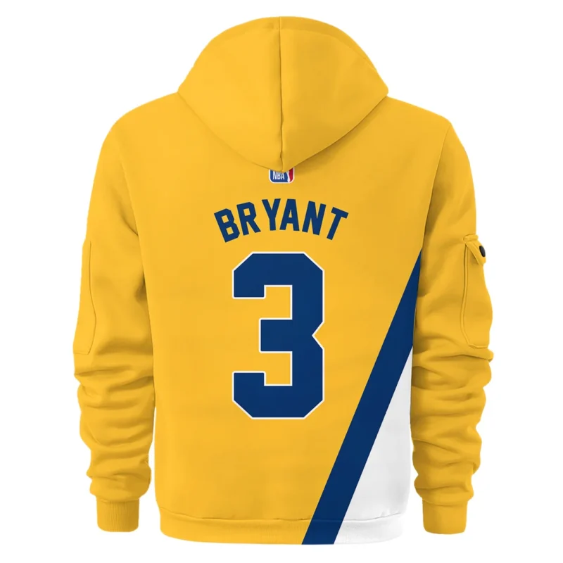 Thomas Bryant Basketball Hoodie Half Zipper NBA 2025 For Fan Thomas Bryant HVN1026PCTB052825HODZ - Image 3