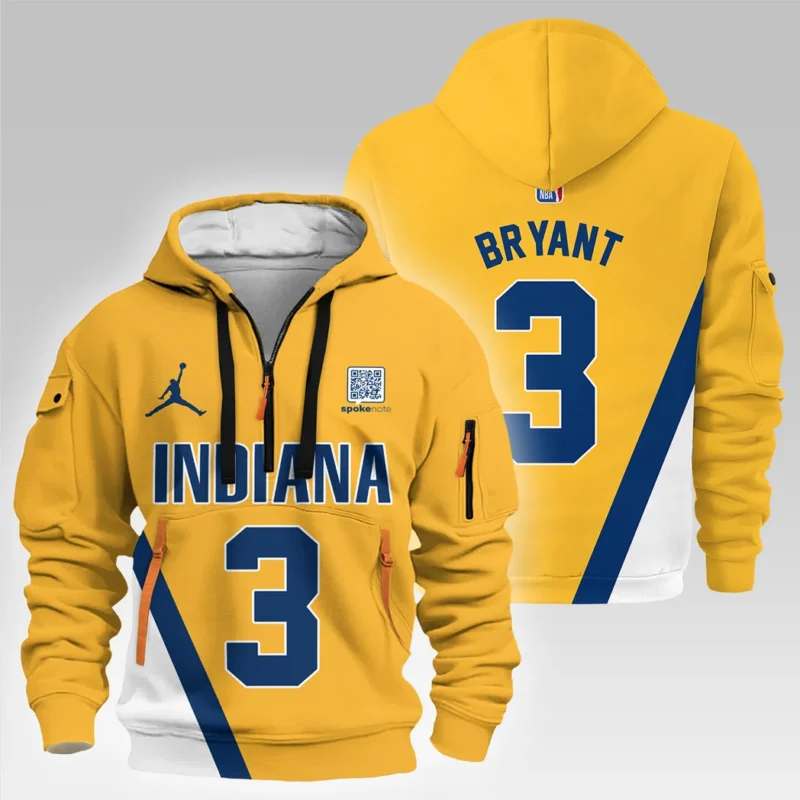 Thomas Bryant Basketball Hoodie Half Zipper NBA 2025 For Fan Thomas Bryant HVN1026PCTB052825HODZ