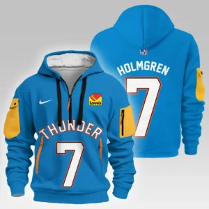 Chet Holmgren Basketball Hoodie Half Zipper NBA 2025 For Fan Chet Holmgren HVN1026THDCH052825HODZ