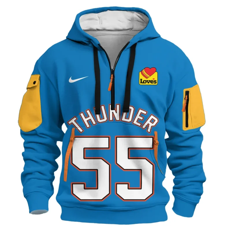 Isaiah Hartenstein Basketball Hoodie Half Zipper NBA 2025 For Fan Isaiah Hartenstein HVN1026THDIH052825HODZ - Image 2