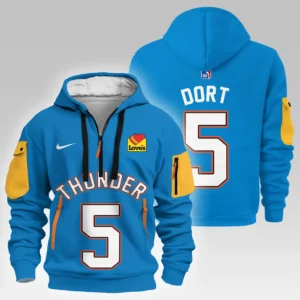 Luguentz Dort Basketball Hoodie Half Zipper NBA 2025 For Fan Luguentz Dort HVN1026THDLD052825HODZ