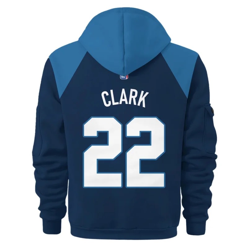 Jaylen Clark Basketball Hoodie Half Zipper NBA 2025 For Fan Jaylen Clark HVN1026TWJC052825HODZ - Image 3