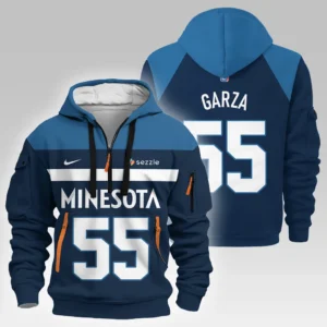 Luka Garza Basketball Hoodie Half Zipper NBA 2025 For Fan Luka Garza HVN1026TWLG052825HODZ