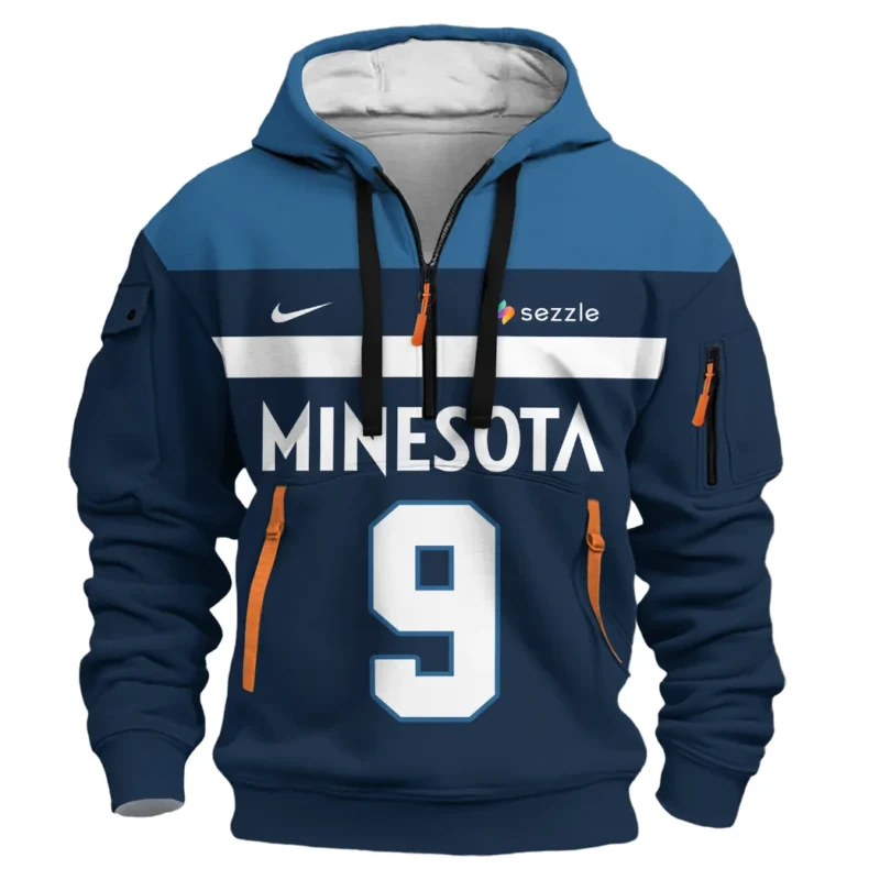 Nickeil Alexander-Walker Basketball Hoodie Half Zipper NBA 2025 For Fan Nickeil Alexander-Walker HVN1026TWNAW052825HODZ - Image 2