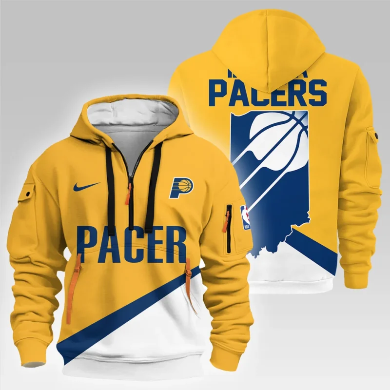 Basketball Hoodie Half Zipper NBA 2025 For Fan Basketball HVN1027PACER052825HODZ