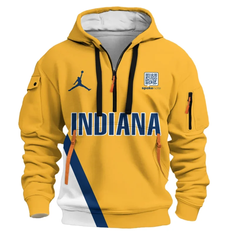 Basketball Hoodie Half Zipper NBA 2025 For Fan Basketball HVN1029PCR052925HODZ - Image 2