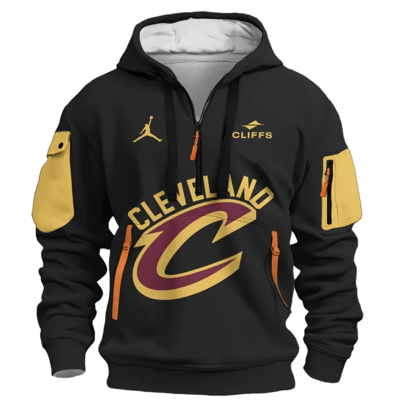 Basketball Hoodie Half Zipper NBA 2025 For Fan Basketball HVN1030CL053025HODZ - Image 2