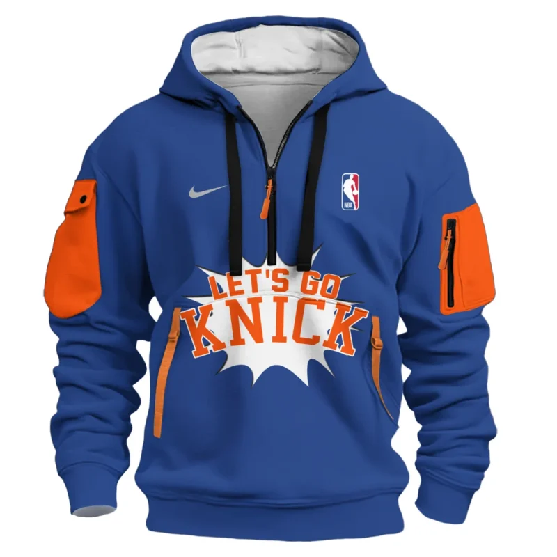 Basketball Hoodie Half Zipper NBA 2025 For Fan Basketball HVN1031NYK053025HODZ - Image 2