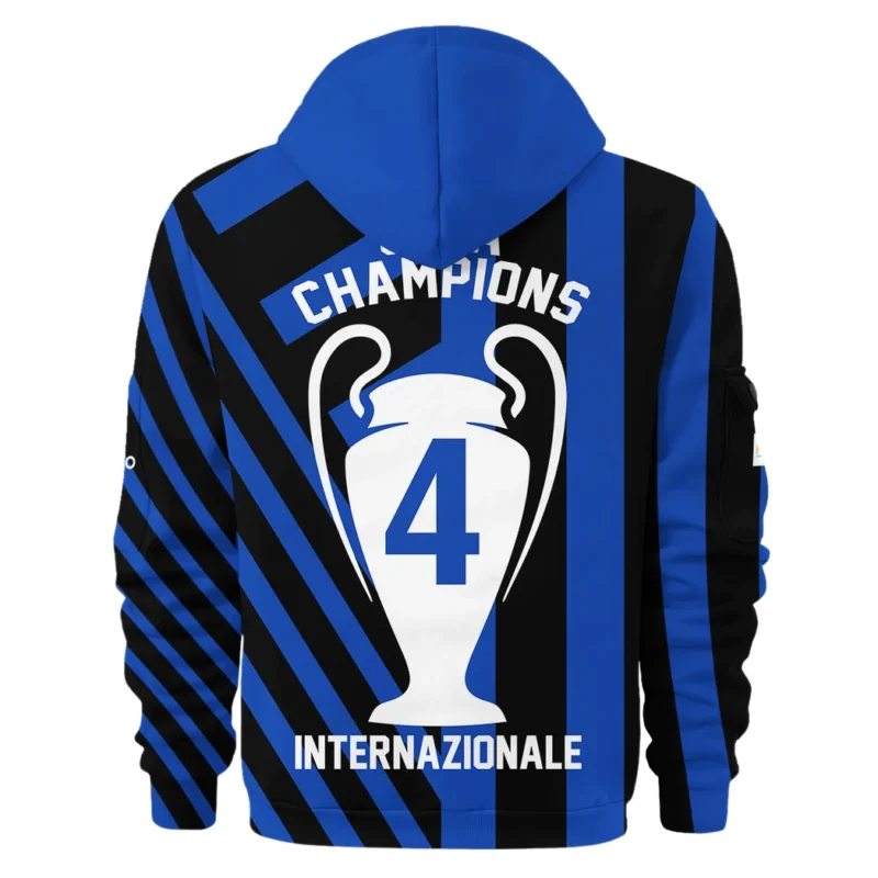 Football Hoodie Half Zipper UEFA Champion League 2025 For Fan Football HVN1033INM053125HODZ - Image 3