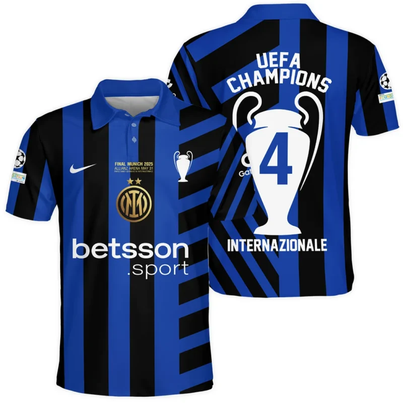 Football Club Polo Shirt UEFA Champion League 2025 For Fan Football Club HVN1033INM053125POS