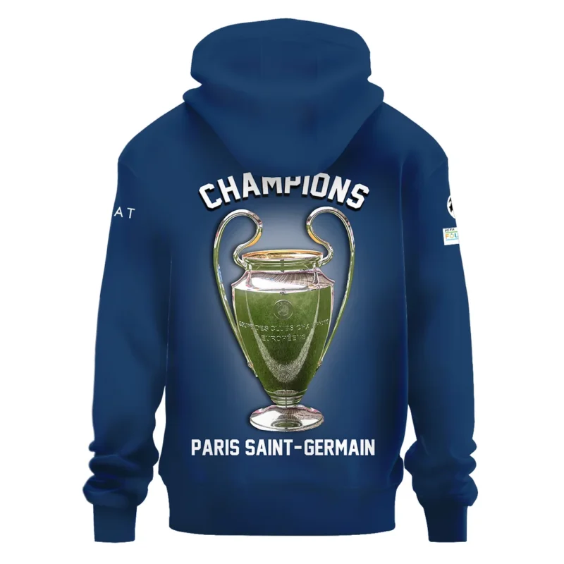 Football Hoodie UEFA Champion League 2025 For Fan Football HVN1034PSG053125HOD - Image 3