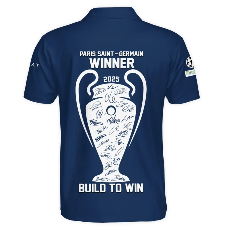 Football Star Polo Shirt UEFA Champion 2025 For Sport Fans HVN1035C1WIN060225POS - Image 3