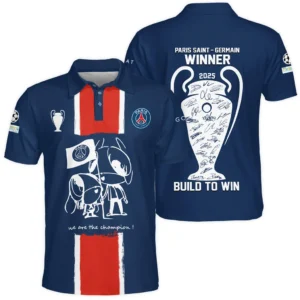 Football Star Polo Shirt UEFA Champion 2025 For Sport Fans HVN1035C1WIN060225POS