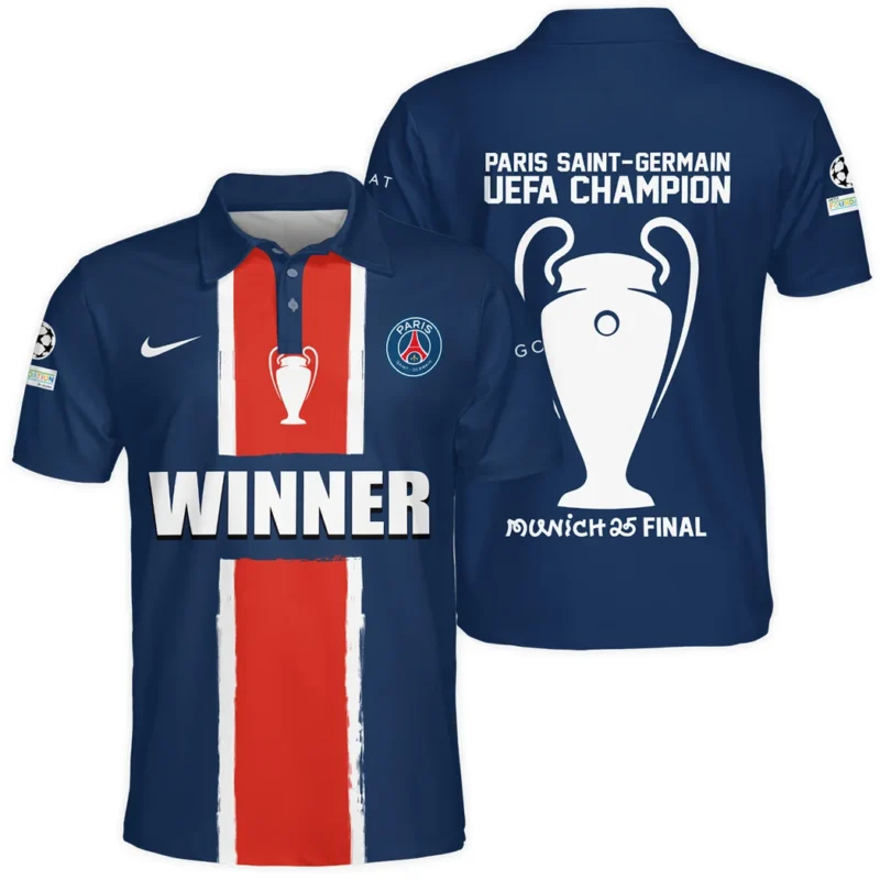 Football Star Polo Shirt UEFA Champion 2025 For Sport Fans HVN1036C1060225POS