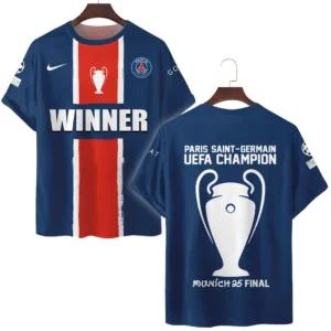 Football Star T-Shirt UEFA Champion 2025 For Sport Fans HVN1036C1060225TS3D
