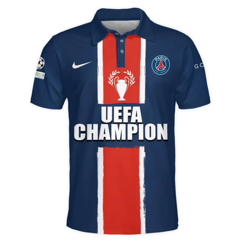 Football Star Polo Shirt UEFA Champion 2025 For Sport Fans HVN1037CHAMP060225POS - Image 2