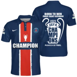 Football Star Polo Shirt UEFA Champion 2025 For Sport Fans HVN1038C1060225POS