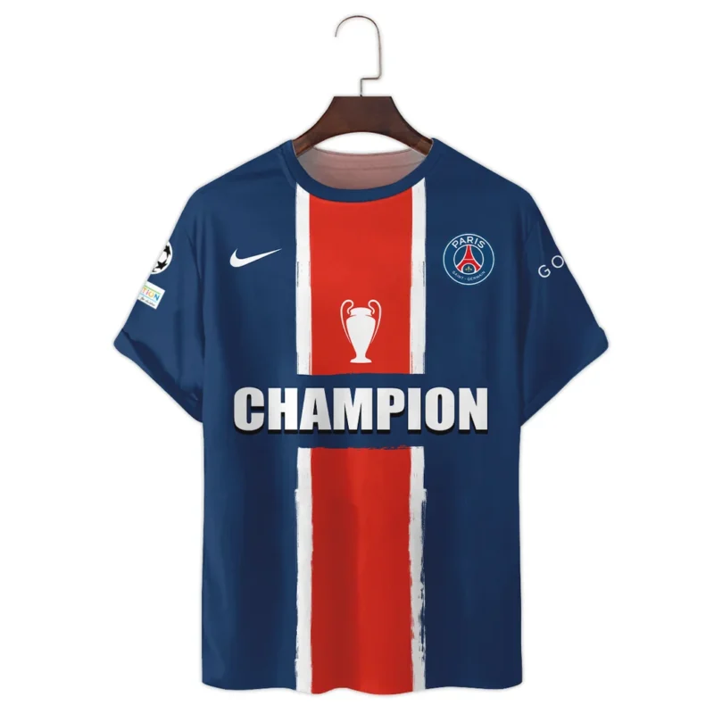 Football Star T-Shirt UEFA Champion 2025 For Sport Fans HVN1038C1060225TS3D - Image 2