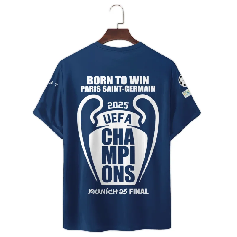 Football Star T-Shirt UEFA Champion 2025 For Sport Fans HVN1038C1060225TS3D - Image 3