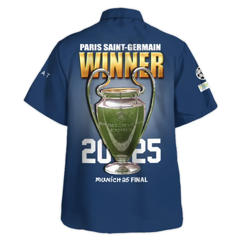 Football Star Hawaiian shirt UEFA Champion 2025 For Sport Fans HVN1039C1060225HAW - Image 3