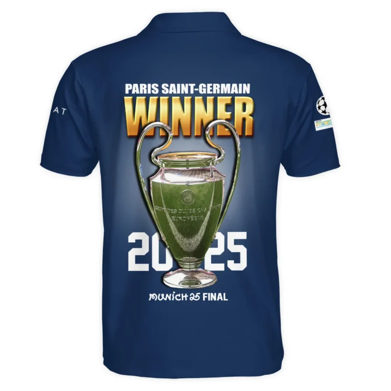 Football Star Polo Shirt UEFA Champion 2025 For Sport Fans HVN1039C1060225POS - Image 3