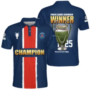 Football Star Polo Shirt UEFA Champion 2025 For Sport Fans HVN1039C1060225POS