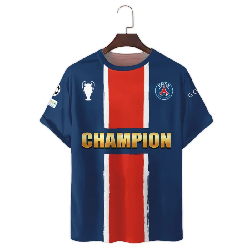 Football Star T-Shirt UEFA Champion 2025 For Sport Fans HVN1039C1060225TS3D - Image 2