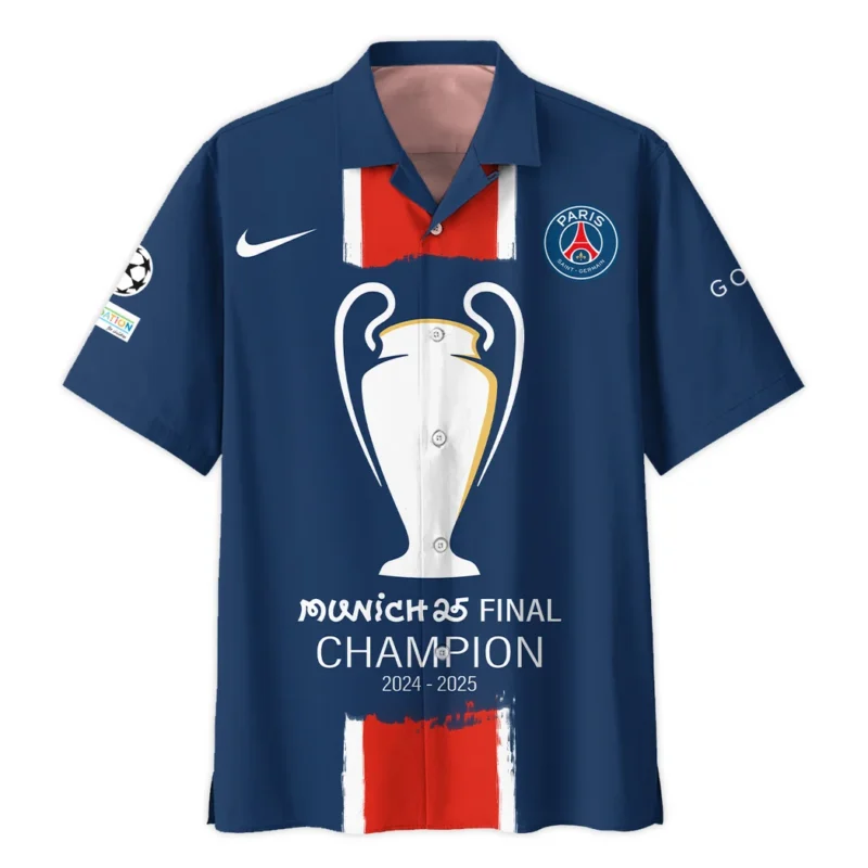 Football Star Hawaiian shirt UEFA Champion 2025 For Sport Fans HVN1040C1060325HAW - Image 2