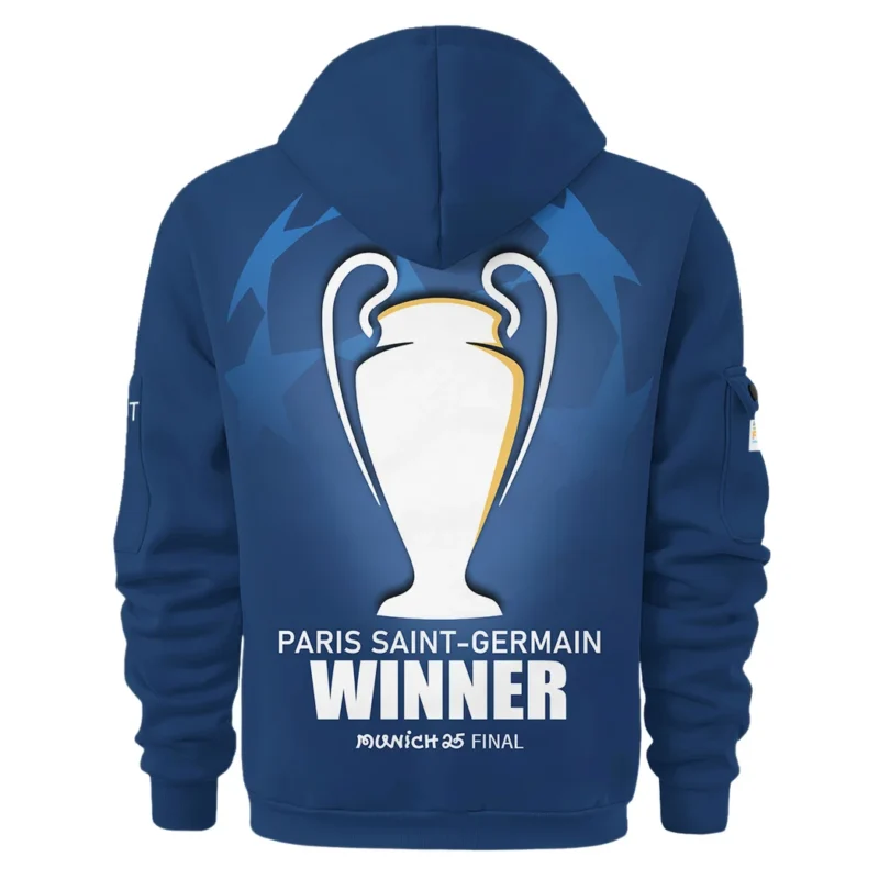 Football Hoodie Half Zipper UEFA Champion 2025 For Fan Football HVN1040C1060325HODZ - Image 3