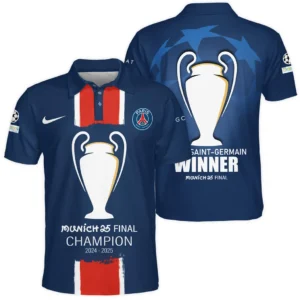 Football Star Polo Shirt UEFA Champion 2025 For Sport Fans HVN1040C1060325POS