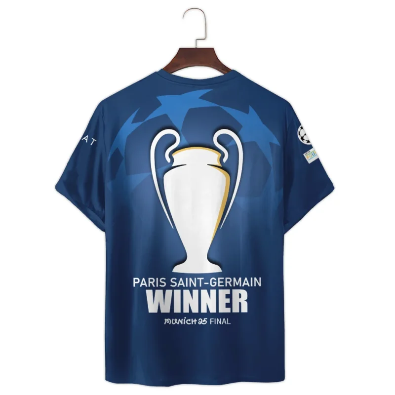 Football Star T-Shirt UEFA Champion 2025 For Sport Fans HVN1040C1060325TS3D - Image 3