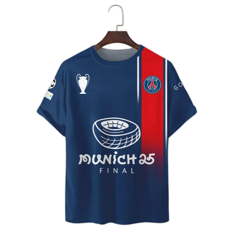 Football Star T-Shirt UEFA Champion 2025 For Sport Fans HVN1041C1060325TS3D - Image 2